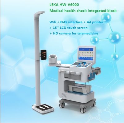 Medical Ultrasonic Height Weight Scale for Health Diagnosis Kiosk HW-V6000 Full Body