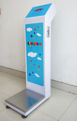 Coin Vending Weighing Scales Division 0.1kg LED Display Type Digital Body Weight Machine