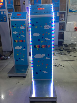 Coin Vending Weighing Scales Division 0.1kg LED Display Type Digital Body Weight Machine