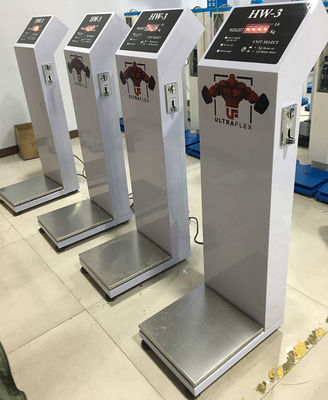 Precise Weight Range 8-200kg Body Scale for Coin-Operated Gym and Overall Size 34*50*123cm