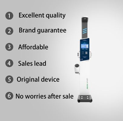 AC100-240V Working Voltage Fully Automatic Ultrasonic Height and Weight Checkup Scale