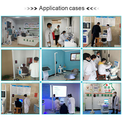 Telemedicine Full Body Checkup Analyser Smart Health Kiosk for Physical Examination