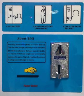 Coin-Operated BMI Vending Machine for Customized Body Weight and Height Measurement
