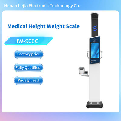 10.2&quot; LCD Touch Screen All-in-one Weight Height Machine for Body Composition Analysis