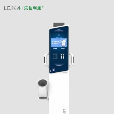 Steel LCD Display 500kg Ultrasonic Body Fat Analyzer Height and Weight Digital Scale Overall Size 33*55*235
