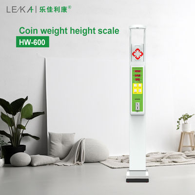 Durable Coin Operated Body Height Weight BMI Machine Weighing Scale with OBM Support
