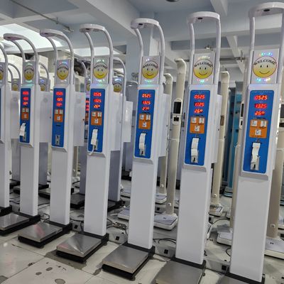 Durable Coin Operated Body Height Weight BMI Machine Weighing Scale with OBM Support