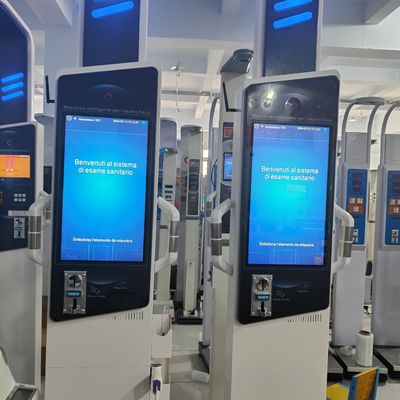 Medical Pharmacy Ultrasonic Health Checkup Station Vending Machine with Body Fat Scale