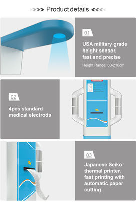 Coin Operated LCD Display Weight and Height Health Checkup Weighing Scale from Chinese
