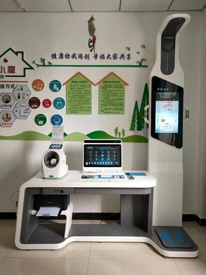 Telemedicine Kiosk HW-V7000 ABS and Stainless Steel for Comprehensive Health Check-up