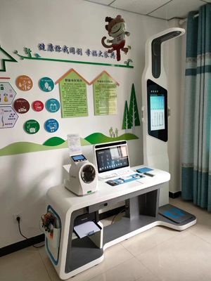 Telemedicine Kiosk HW-V7000 ABS and Stainless Steel for Comprehensive Health Check-up