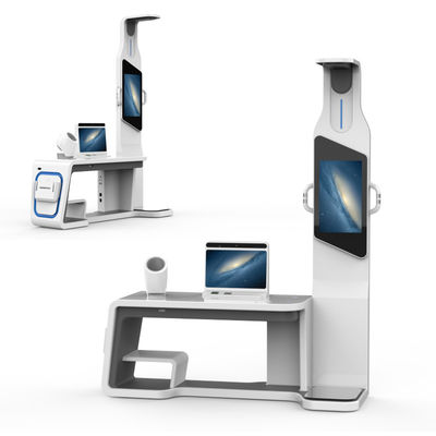HD LCD Screen Telemedicine Kiosk for Full Body Health Check and Blood Pressure Monitoring