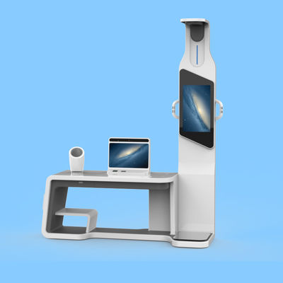 HD LCD Screen Telemedicine Kiosk for Full Body Health Check and Blood Pressure Monitoring