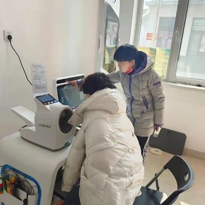 HD LCD Screen Telemedicine Kiosk for Full Body Health Check and Blood Pressure Monitoring