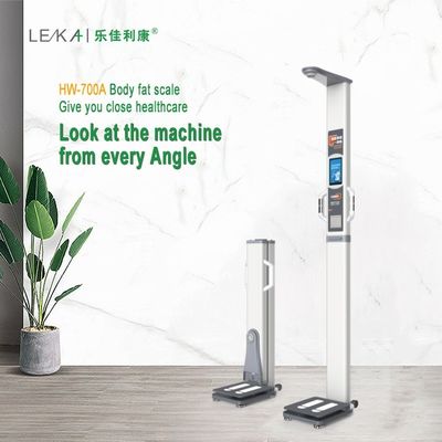 AC100-220V Coin Operated Folding Height Weight BMI Scale Machine with Body Fat Analyzer