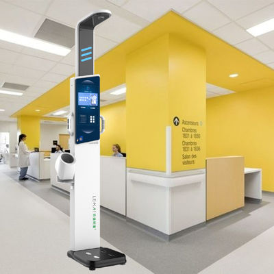LCD Display Coin Operated Ultrasonic Height Weight Scale with Automatic Voice Broadcast
