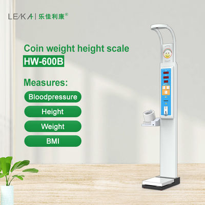Digital Body Scale for Pharmacy Bus Stop and Shopping Mall Easy-to- Coin-Operated Design