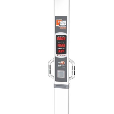 LCD Display Type BMI Ultrasonic Height Weight Scale Customized Support for Weighing