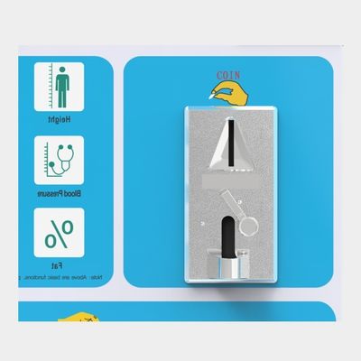 CE ISO9001 Certified Standing Height BMI Scale with RS-232 Data Transmission Interface