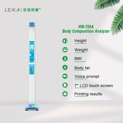 Ultrasonic Probe Sensor Coin Operated BMI Height Weight Scale with Digital Display