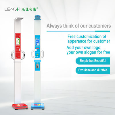 Ultrasonic Probe Sensor Coin Operated BMI Height Weight Scale with Digital Display