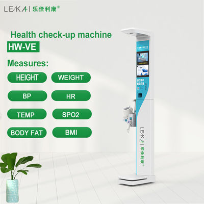 Functional HW-VE Ultrasonic Body Height Weight Fat Scale Machine for Health Check-Up