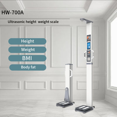 AC100-220V Power Supply Body Fat BMI Height Weight Weighing Scale Coin Operated Machine