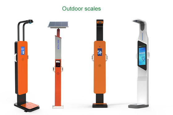 7&quot; LCD Screen Outdoor Health Fat Check-up Machine with Water-proof Design and GW 93kg