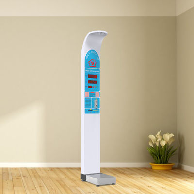 Smart AC100-240V Coin Operated Height Weight Body Scale Vending with Printing G.W 47kg