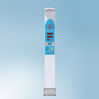 Pharmacy Coin-Operated Steel Scale Vending Machine for Height and Weight Measurement 200kg