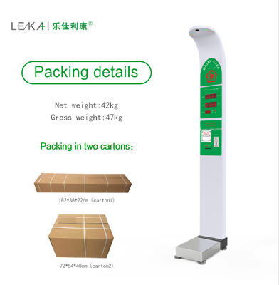 Coin-operated Folding Weight Height Human Measurement Scale with Accurate Measurement
