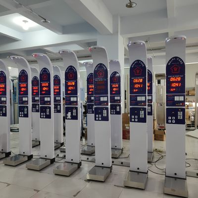 HW-900 BMI Vending Machine with Printer and Multi-Language Electronic Weighing Scale