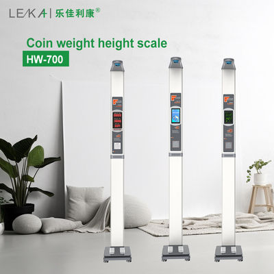 Blue HW-700 200kg Electronic Weight Scale With Wheels Convenient and User-Friendly