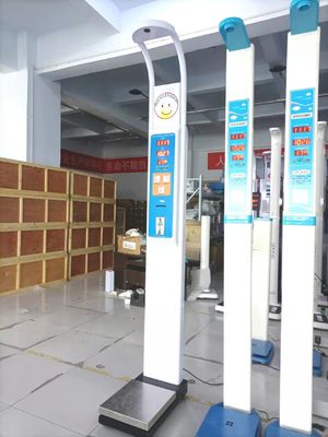 Platform Size 33*55cm LEKA Coin Operated Height Weight BMI Measuring Scales for Pharmacy