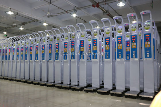 LED Display Coin Operated BMI Machine with Data Transmission and Customized Support