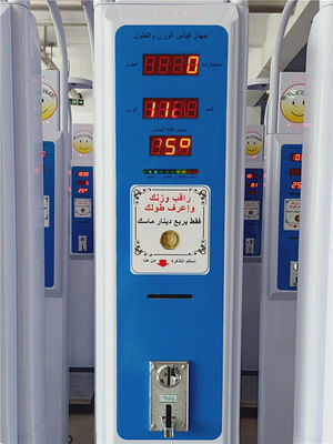 LED Display Coin Operated Height and Weight Scale Limited Time Offer 480 Times per Hour