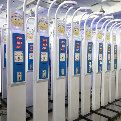 LED Display Coin Operated Height and Weight Scale Limited Time Offer 480 Times per Hour