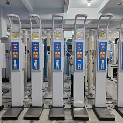 Professional Body Height and Weight BMI Measurement Machine with Electronic Scale