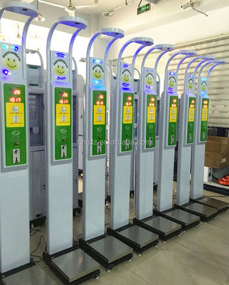Coin Vending Kiosk Machine with Digital BMI Body Scale and Printout G.W. 45kg RS-232