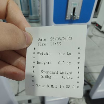 Coin Vending Kiosk Machine with Digital BMI Body Scale and Printout G.W. 45kg RS-232