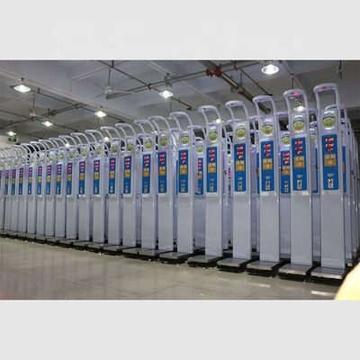 LED Display Ultrasonic Electronic Height and Weight Measuring Machine Weight Range 8-200kg