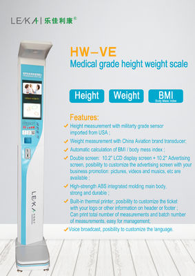 High Strength ABS Ultrasonic BMI Scale Digital Body Weight Scale with Customized Support