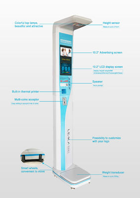 High Strength ABS Ultrasonic BMI Scale Digital Body Weight Scale with Customized Support