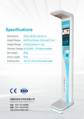 High Strength ABS Ultrasonic BMI Scale Digital Body Weight Scale with Customized Support