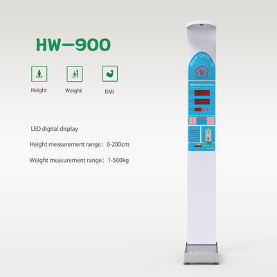 Professional Electronic Body BMI Test Machine with Printer Product Size 33*55*235cm