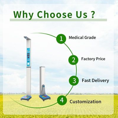 LED/LCD Display Digital Height Weight BMI Scale Machine for Body Composition Analysis